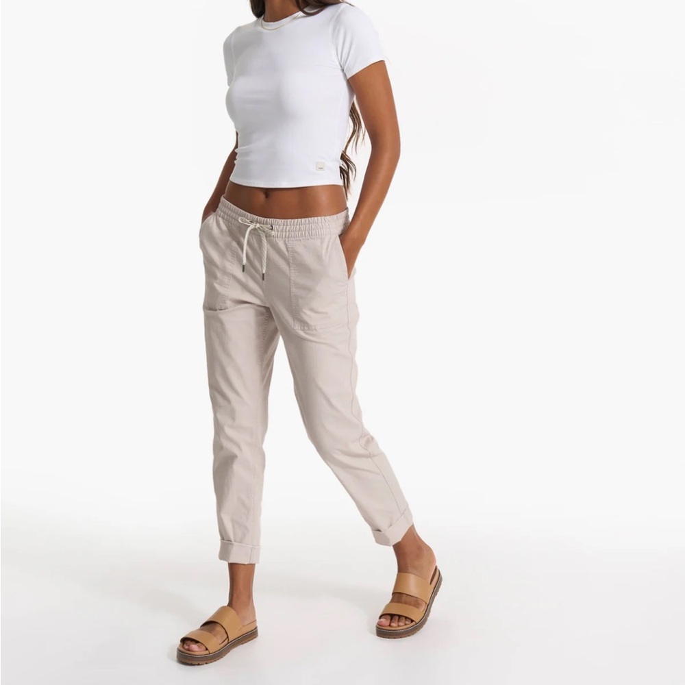 Vuori Women’s “Ripstop” pants in Light Tan / natural, size small - Picture 3 of 8